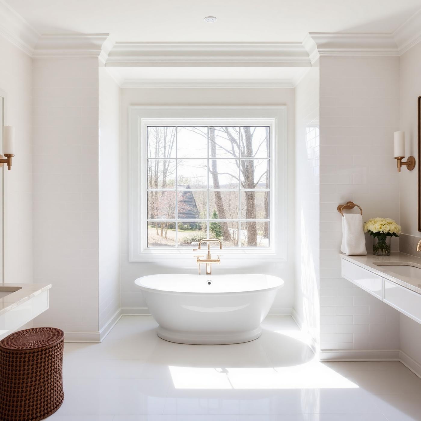 Marble bathroom